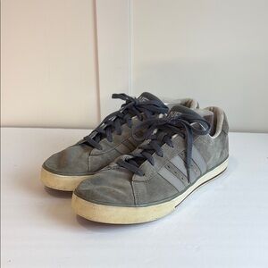 Adidas Grey Suede Classic Sneakers